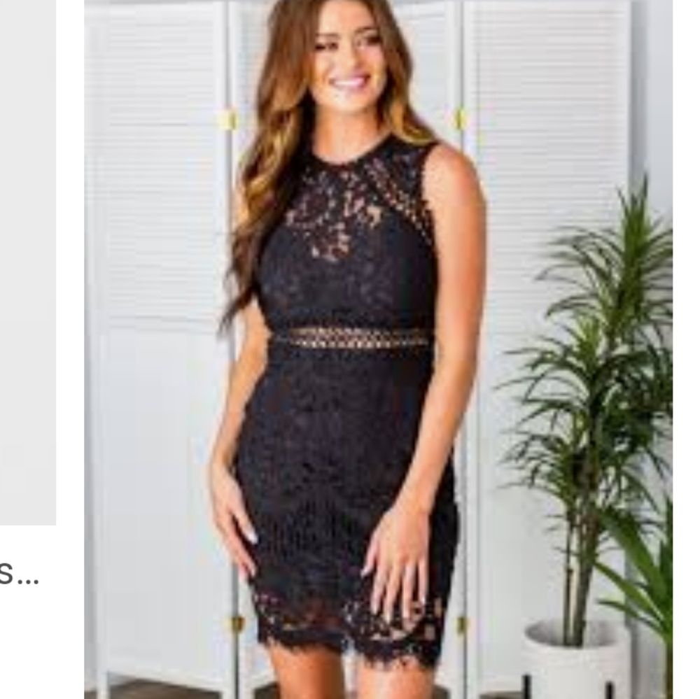 Main strip brand new little black dress